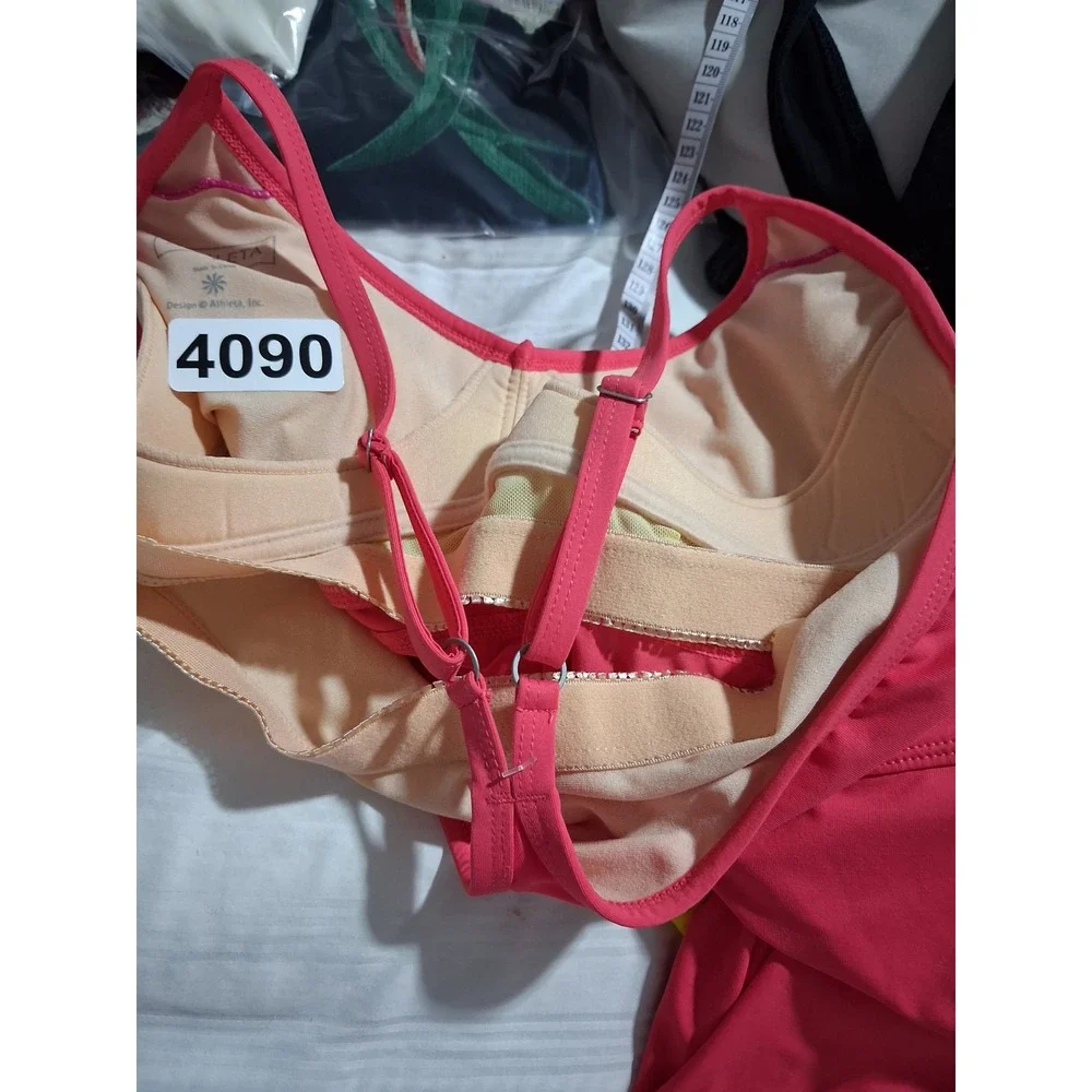 Athleta Shorebreak Swim Halter Dress Women sz Small Built In Bra Summer Resort